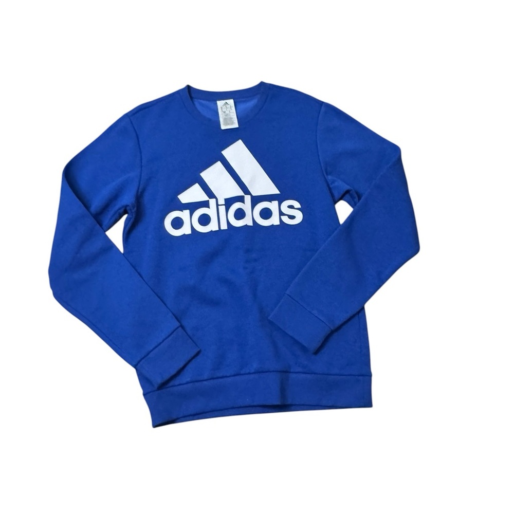 adidas | Royal Blue Sweatshirt with White Logo Size S New Without Tags
